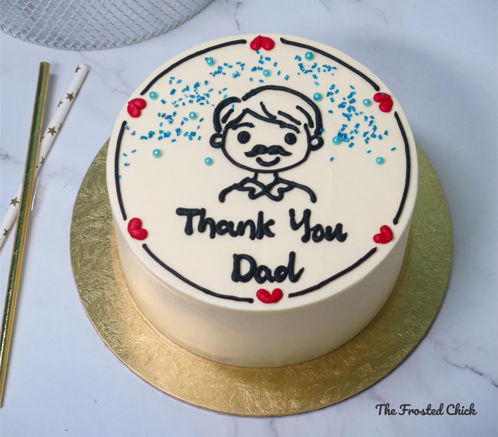 korean style minimalist fathers day thank you dad